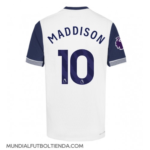 Camiseta Tottenham Hotspur James Maddison #10 Primera Equipación Replica 2024-25 mangas cortas